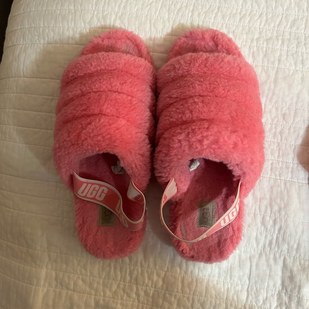 Hot pink Ugg slippers